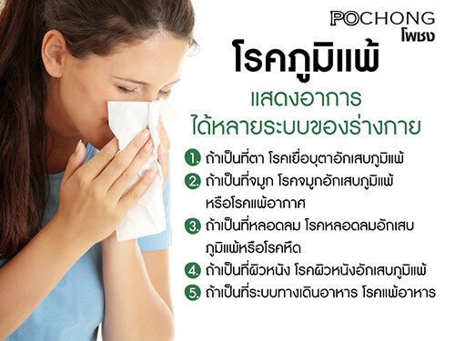 โรคภูมิแพ้ อาการ