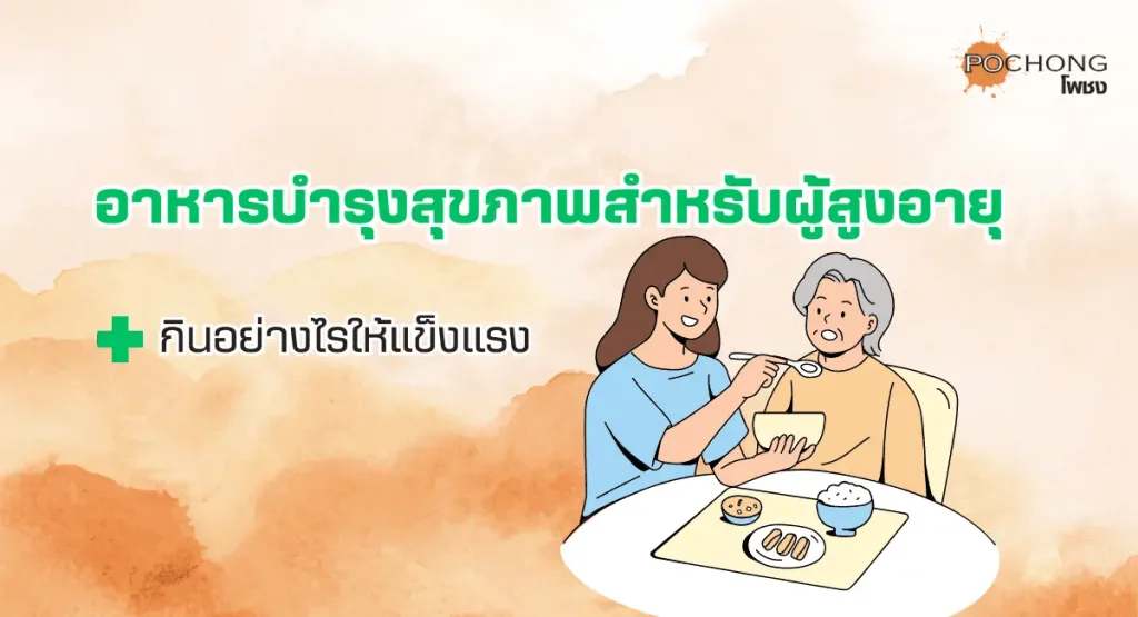 ในยุคที่อายุขัยเฉลี่ยของคนเราเพิ่มสูงขึ้น การดูแลสุขภาพจึงเป็นสิ่งสำคัญอย่างยิ่ง โดยเฉพาะอย่างยิ่งสำหรับผู้สูงอายุ การรับประทานอาหารที่ถูกต้องเหมาะสมเป็นพื้นฐานสำคัญในการรักษาสุขภาพให้แข็งแรง ยืดอายุ และลดความเสี่ยงต่อโรคต่างๆ